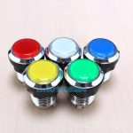 BOTON VERSION LUJO Y LUZ LED . BORDE CROMADO y MICRO