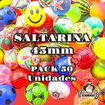 50 unidades PELOTA SALTARINA DE 45mm