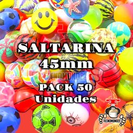 50 unidades PELOTA SALTARINA DE 45mm