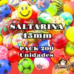PACK 200 unidades PELOTA SALTARINA DE 45mm